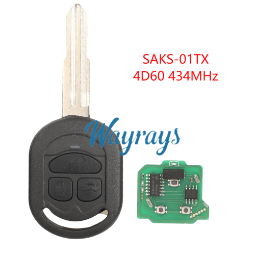 For Chevrolet Epica Monte V1 SAKS-01TX 4D60 chip with 434mhz 3 button remote key
