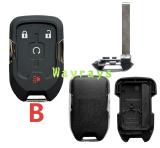 For Chevrolet key shell without logo