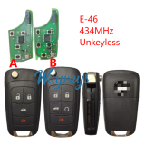 Original for Buick Excelle Regal LaCrosse E-ID46 chip with 315mhz remote key，unkeyless