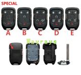 For Chevrolet key shell  with OEM logo place