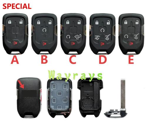 For Chevrolet key shell  with OEM logo place