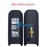 Original for Chevrolet ID47 chip 434mhz keyless 3 button remote key