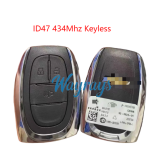 Original for Chevrolet ID47 chip with 434mhz keyless 3 button remote key