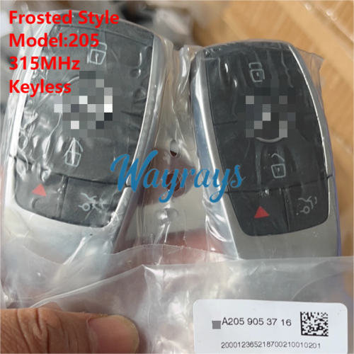 Original for Benz 205 with 315mhz keyless 3+1 button remote key,Currently, device programming is not supported; it is only for locksmith repair or porting purposes