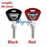 [With logo place] For Triumph motorcycle key shells,please choose the color
