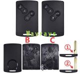 For Renault Clio 4 key shell  without logo