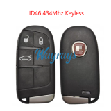 Original for Fiat Viaggio Freemont Ottimo  ID46 chip Original for Fiat Viaggio Freemont Ottimo  ID46 chip PCF7945A/7953A with 434mhz keyless 3 button remote key with 434mhz keyless 3 button remote key