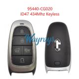 Original for Hyundai 95440-CG020 ID47 chip 434mhz keyless 5 button remote key