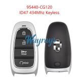 Original for Hyundai 95440-CG120 ID47 chip 434mhz keyless 4 button remote key