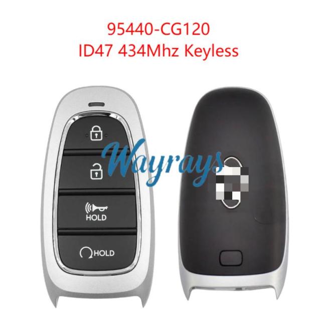 Original for Hyundai 95440-CG120 ID47 chip 434mhz keyless 4 button remote key