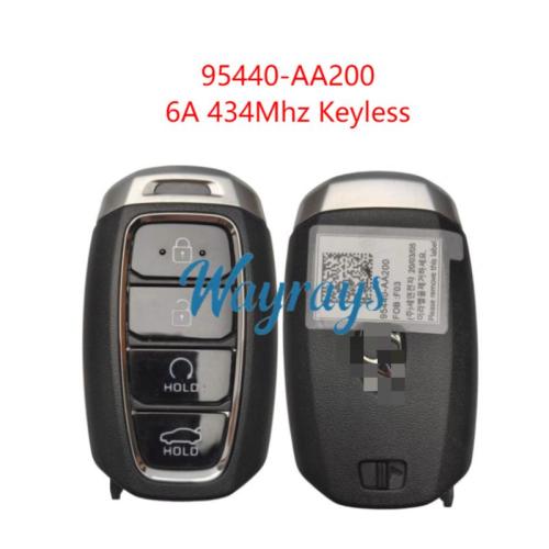 Original for Hyundai 95440-AA200 6A chip 434mhz keyless 4 button remote key