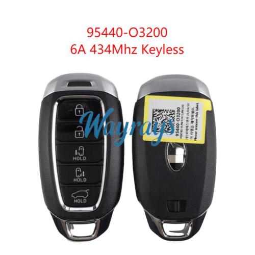 Original for Hyundai 95440-O3200 6A chip 434mhz keyless 5 button remote key