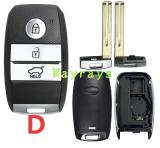 For Kia K4 key shell with oval logo place,some button's MOQ is 5pcs, pls confrim with the sales.