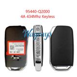 Original for Kia 95440-Q2000 4A chip 434mhz keyless 4 button remote key