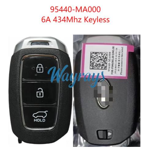 Original for Hyundai 2023 Mufasa 95440-MA000 6A chip 434mhz keyless 3 button remote key