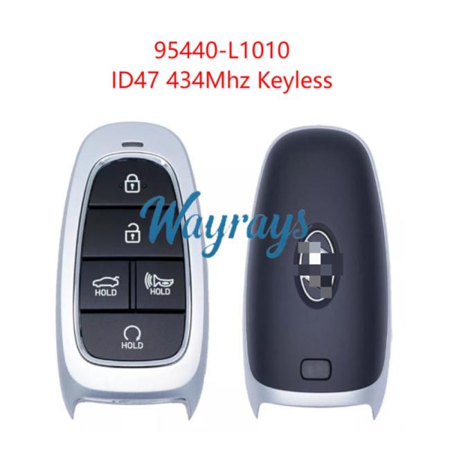 Original for Hyundai 95440-L1010 ID47 chip 434mhz keyless 5 button remote key