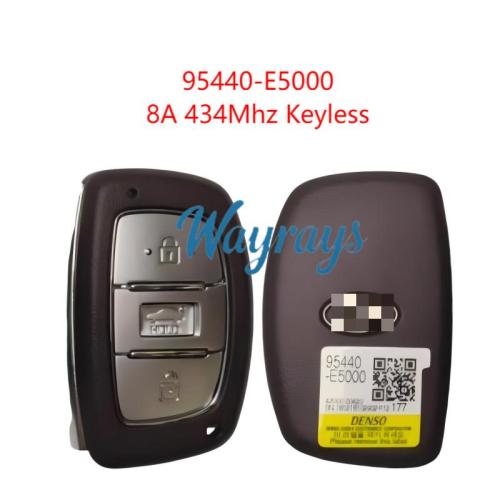 Original for Hyundai 95440-E5000 8A chip with 434mhz keyless 3 button remotekey