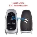 Original for Hyundai 95440-N9072 ID47 chip 434mhz keyless 5 button remote key