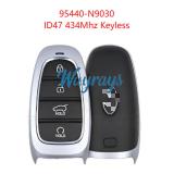 Original for Hyundai 95440-N9030 ID47 chip 434mhz keyless 4 button remote key