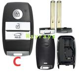 For Kia K4 key shell with oval logo place,some button's MOQ is 5pcs, pls confrim with the sales.