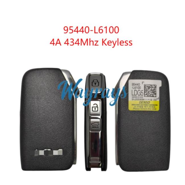 Original for Kia 95440-L6100 4A chip 434mhz keyless 3 button remote key