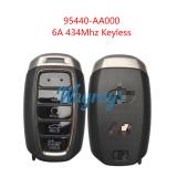 Original for Hyundai 95440-AA000 6A chip 434mhz keyless 5 button remote key