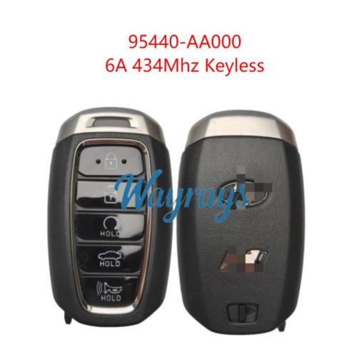 Original for Hyundai 95440-AA000 6A chip 434mhz keyless 5 button remote key