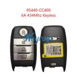 Original for Kia 95440-CC400 6A chip 434mhz keyless 4 button remote key
