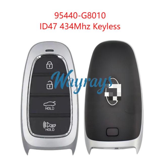 Original for Hyundai 95440-G8010 ID47 chip 434mhz keyless 4 button remote key