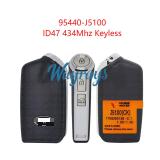 Original for Kia 95440-J5100 ID47 chip 434mhz keyless 3 button remote key