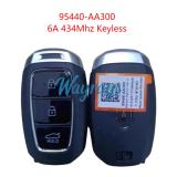 Original for Hyundai 95440-AA300 6A chip 434mhz keyless 3 button remote key