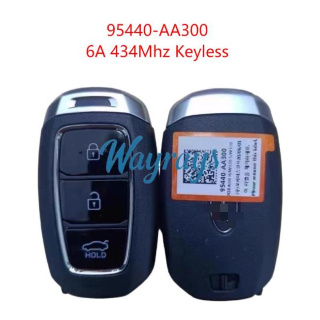 Original for Hyundai 95440-AA300 6A chip 434mhz keyless 3 button remote key