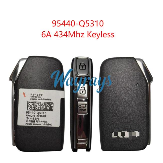 Original for Kia 95440-Q5310 6A chip 434mhz keyless 3 button remote key