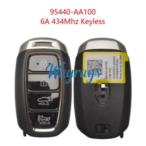 Original for Hyundai 95440-AA100 6A chip 434mhz keyless 4 button remote key