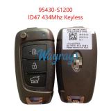 Original for Hyundai 95430-S1200 ID47 chip 434mhz 3 button remote key