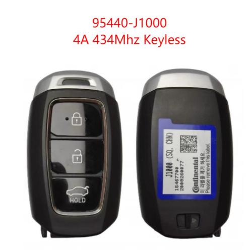 Original for Hyundai 95440-J1000 4A chip 434mhz keyless 3 buttton remote key