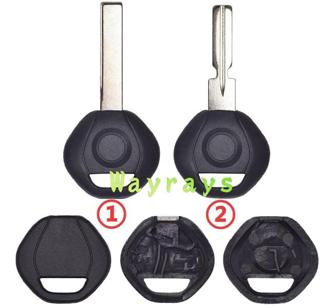 For BMW transponder key shell without chip with logo place