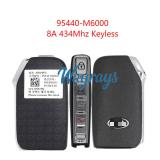 Original for Kia 95440-M6000 8A chip 434mhz keyless 3+1 button remote key