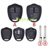For Mitsubishi key shell without logo
