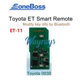 EoneBoss ET-11 Toyota Universal Smart Remote Key PCB, 3-Button, 4D&8A (Modifiable via Phone APP through Bluetooth) Compatible Board Numbers: 0030