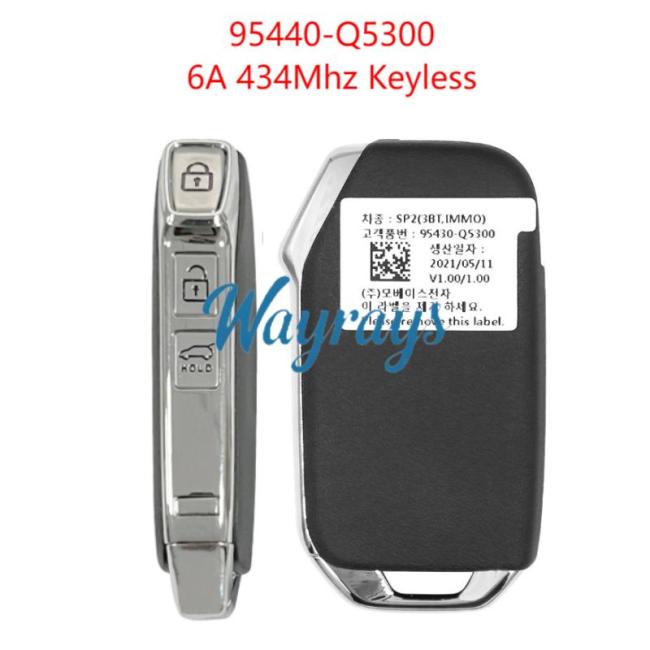 Original for Kia 95440-Q5300 6A chip 434mhz keyless 3 button remote key