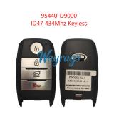 Original for Kia 95440-D9000 ID47 chip 434mhz keyless 3+1 button remote key