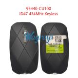 Original for Hyundai Genesis 95440-CU100 ID47 chip 434mhz keyless 7+1 button remote key