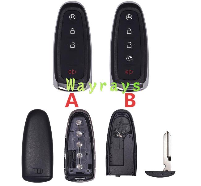 For Ford Focus Prox key shell without logo