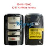 Original for Kia 95440-F6000 ID47 chip 434mhz keyless 3+1 button remote key