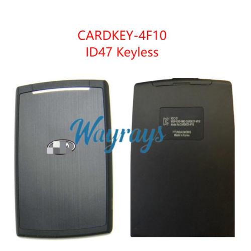 Original for Kia CARDKEY-4F10 ID47 Keyless remote card