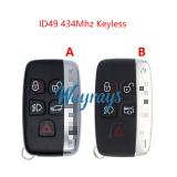 Original for Landrover/Jaguar BJ32-15K601-DF ID49 chip 434mhz keyless 4+1 button remote key