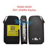 Original for Kia 95440-S9320 ID47 chip 434mhz keyless 4 button remote key