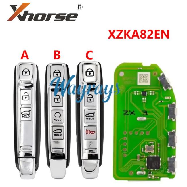 XZKA82EN Xhorse Special 4 button PCB Exclusively for Hyundai/Kia Models