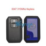 Original for Mazda ID47 chip 315mhz keyless 2 button remote key